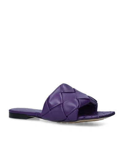 Shop Bottega Veneta Rubber Lido Flat Sandals