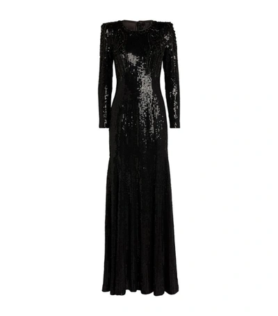 Shop Jenny Packham Sequinned Valenti Gown