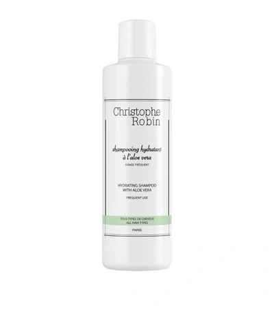 Shop Christophe Robin Hydrating Shampoo With Aloe Vera (250ml) In White