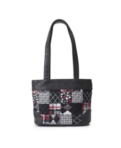 Shop American Heritage Textiles Abby Bag In Blackjack/sliver