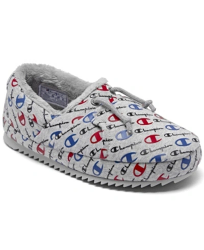 Shop Champion Women's University Repeat Slippers From Finish Line In Oxford Gray