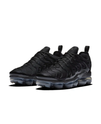 Shop Nike Women's Air Vapormax Plus Running Sneakers From Finish Line In Black
