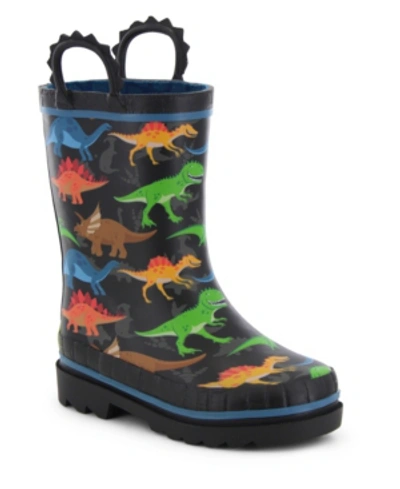 Shop Western Chief Toddler, Little Boy's And Big Boy's Printed Rubber Rain Boots In Black