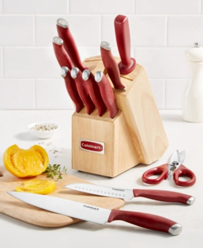Shop Cuisinart Color Pro Collection 12-pc. Cutlery Set In Red
