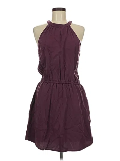 Pre-owned 10 Tree Casual Dress In Burgundy