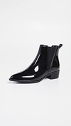 Jeffrey Campbell Mist Chelsea Waterproof Rain Boot In Black