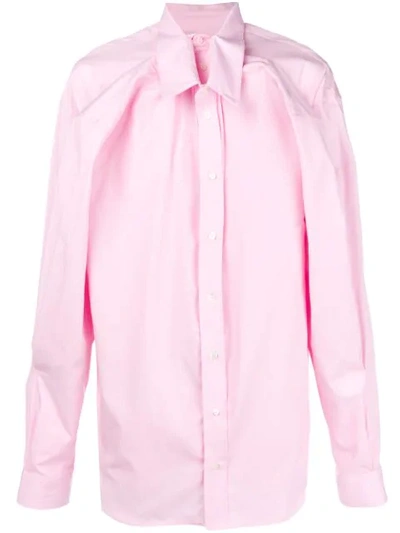 Y/project Y / Project Double Fit Oversize Shirt In Pink