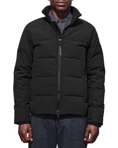 Canada Goose Men's Woolford Quilted Fusion-fit Jacket In Black