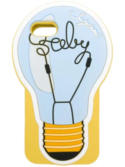 See By Chloé See By Chloe Creative Light Bulb Iphone 6/7/8 Case In 744 Amber Gold