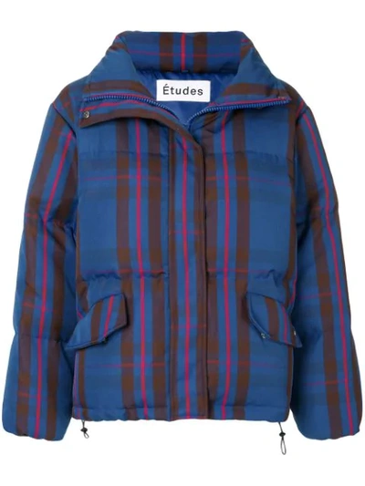 Etudes Studio Études Frozen Tartan Jacket - Blue In Tartan Blue
