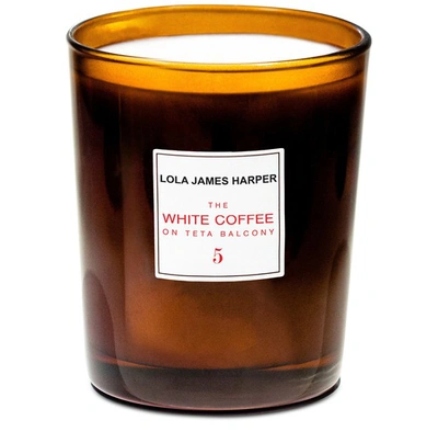 Lola James Harper The White Coffee On Teta Balcony Candle 190 G In Nocolor