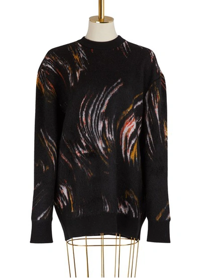 Givenchy Oversized Knitted Sweater In Black