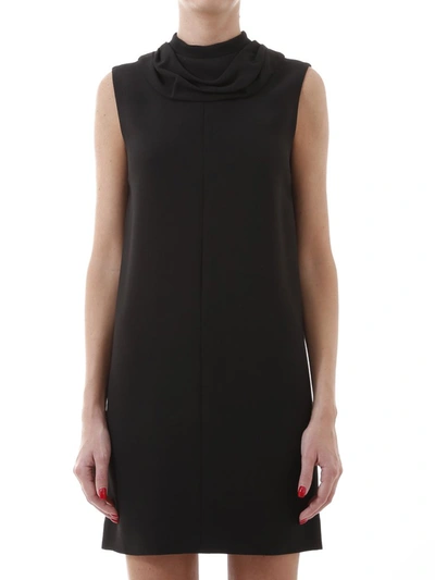 Saint Laurent Sleeveless Mini Dress In Black
