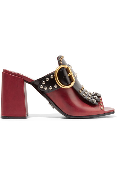 prada studded mules