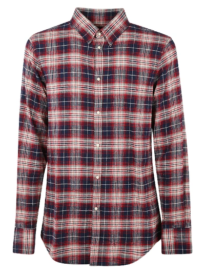 Dsquared2 Checked Plaid Shirt In 001f