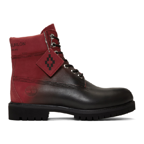 timberland shoes red colour