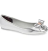 Ted Baker Women's Sually Ballet Flats In Silver