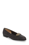 Amalfi By Rangoni Oste Loafer In Inox Metal Leather