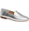 Kaanas Pisa Loafer In Silver Leather