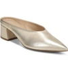 Vince Ralston Pointy Toe Mule In Champagne