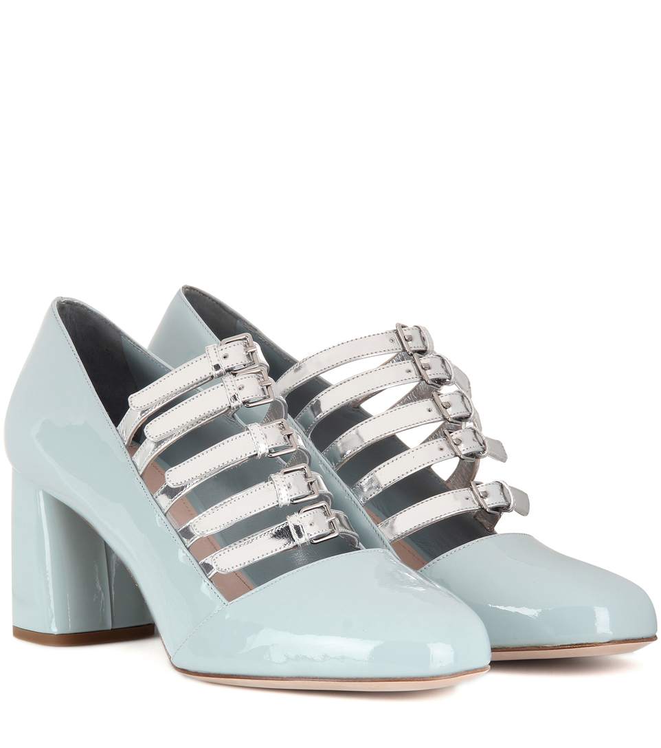 miu miu leather pumps