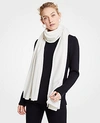 Ann Taylor Cashmere Scarf In Winter White