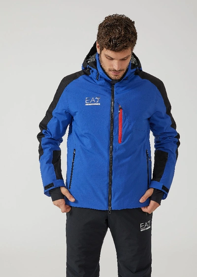 Emporio Armani Ski Jackets Item 41854380 In Cadet Blue ModeSens
