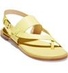 Cole Haan Anica Sandal In Lemon Leather