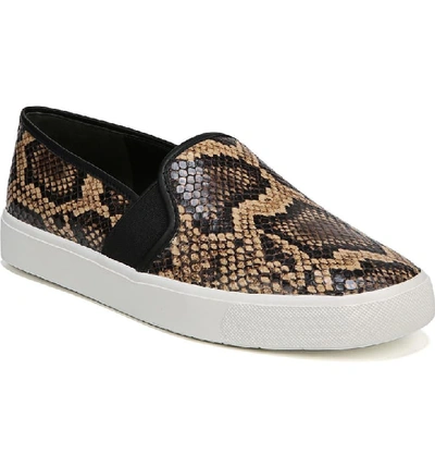 Vince Women's Blair-5 Leather Slip-on Sneakers In Senegal Snake Print