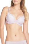 Wacoal Lace Affair Underwire Contour Bra In Lilac Marble / Pastel Lilac