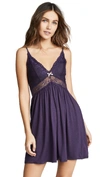 Eberjey Colette The Mademoiselle Jersey Chemise In Purple