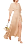 Reformation Winslow Maxi Dress In Champagne