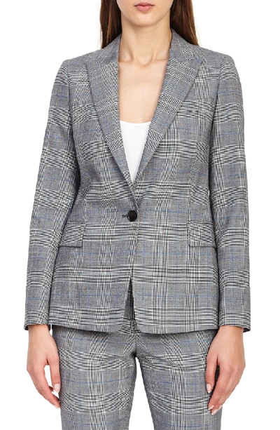 Reiss Joss Check Plaid Suit Jacket In Grey ModeSens