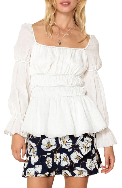 The East Order Elle Top In Bianco