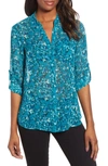 Kut From The Kloth Jasmine Top In Prairie Teal