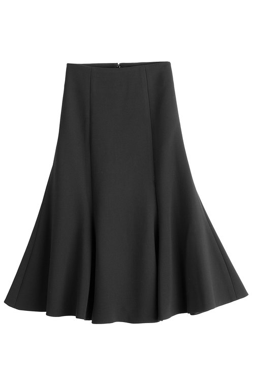 Jonathan Simkhai Wool Skirt In Black | ModeSens