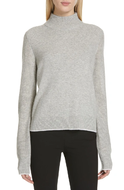 Rag & Bone Yorke Cashmere Sweater In Light Grey