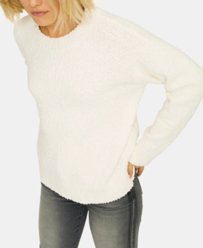 Sanctuary Teddy Textured Knit Sweater In Winter White