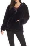 Free People Movement Free People Fp Movement Off The Record Soft Fleece Hoodie In Dark Blue