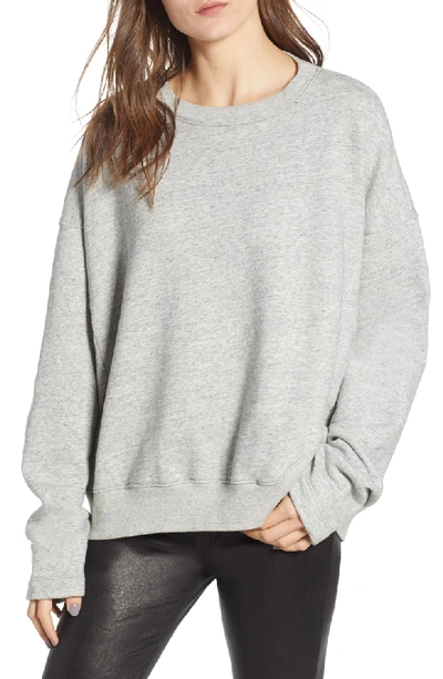 Ag Berdine Oversize Sweatshirt In Heather Grey