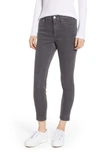 Jcrew High Rise Toothpick Corduroy Jeans In Coal Grey