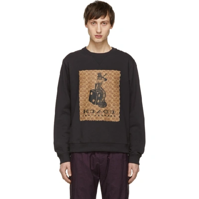 Coach 'viper Room Signature' Sweatshirt In Dark Shadow