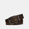 Coach Wide Harness Cut-to-size Reversible Belt In Signature Canvas In Mahagoni