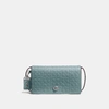 Coach Dinky In Signature Leather - Women's In Sage/silver