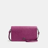 Coach Hayden Foldover Crossbody Clutch In Dark Berry/gunmetal