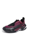 Puma Men's Thunder Spectra Leather Trainer Sneakers In Rhododendron/ Black