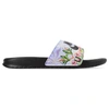 Nike Women's Benassi Jdi Print Slide Sandals In Blue Size 7.0