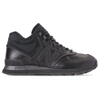 New Balance Men's 574 Mid Casual Sneakers From Finish Line In Black