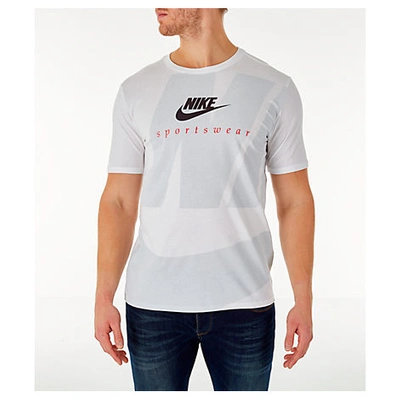 Nike Men's Sportswear Oversized Logo T-shirt, White