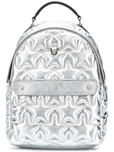 Furla Silver Mini Leather Backpack Furla Leather Backpack - Grey Backpacks, Handbags - WFU31388  main image 4